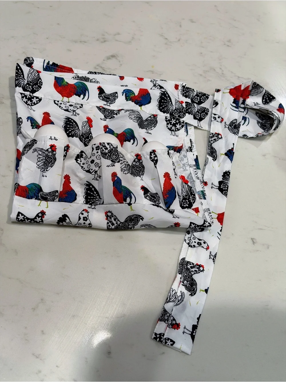 Chicken Egg collecting apron, 12 deep pockets